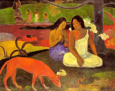 felicidade no paraiso de gauguin