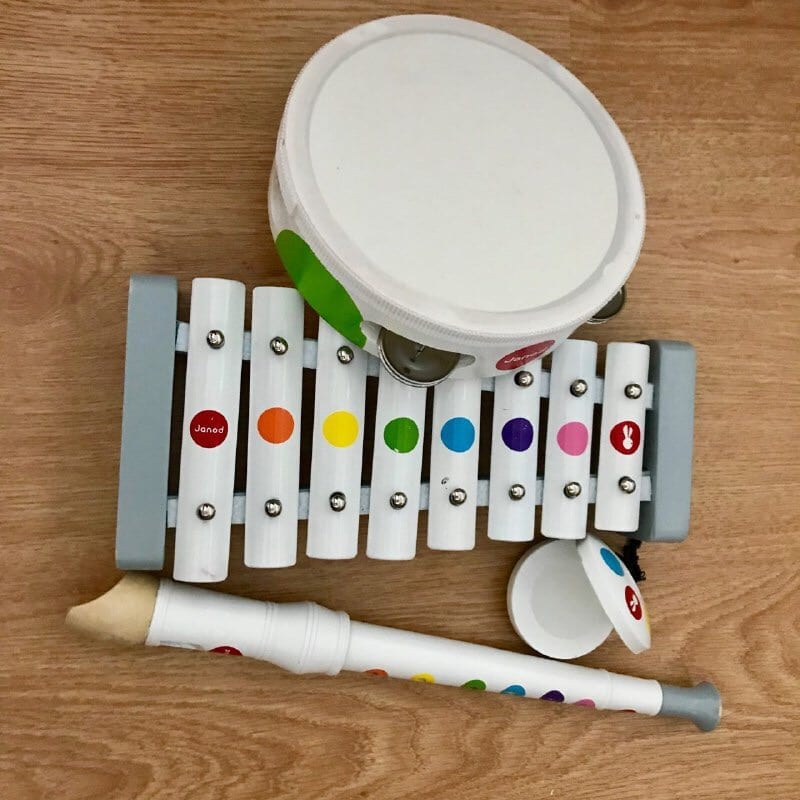 presente para bebe de 1 ano instrumentos musicais