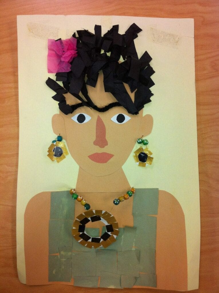 collage de Frida Kahlo