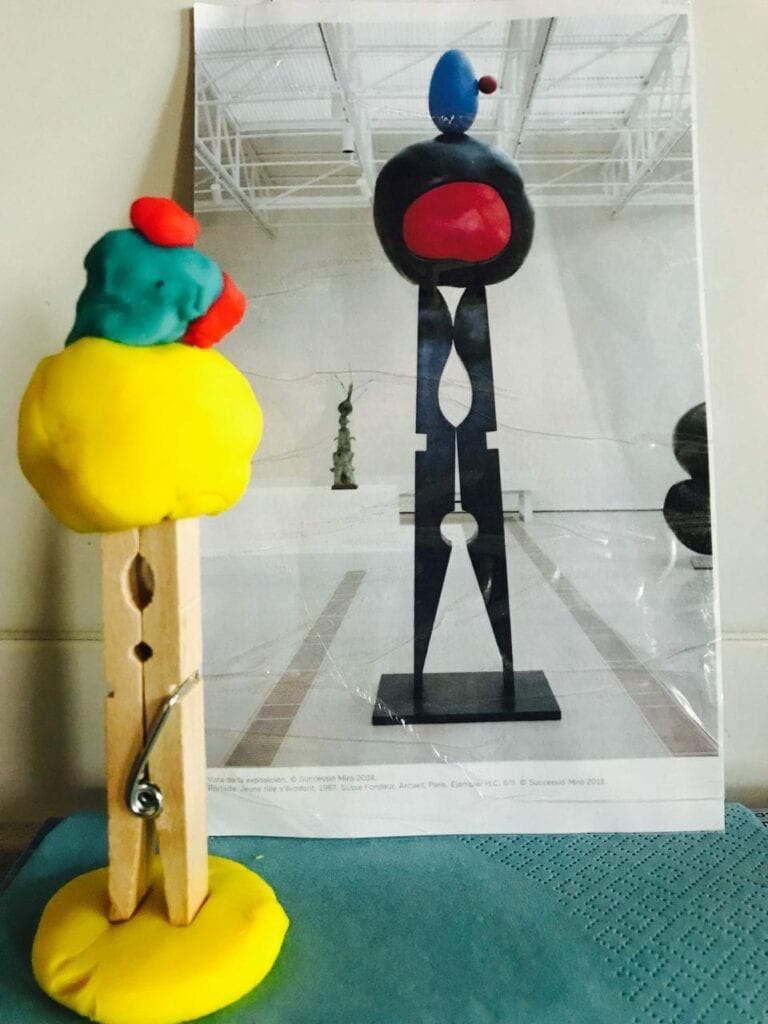 Escultura Joan Miró - Projeto de Artes