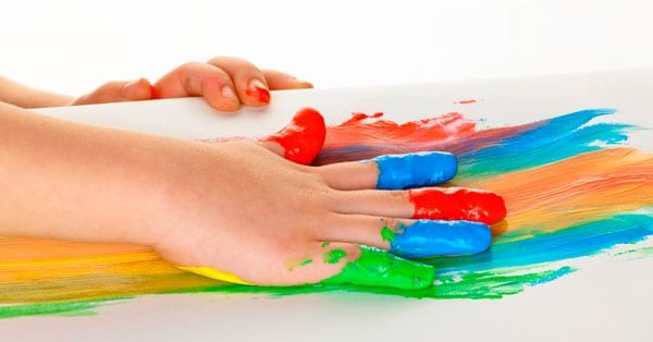 atividades de artes pintura de dedos caseira