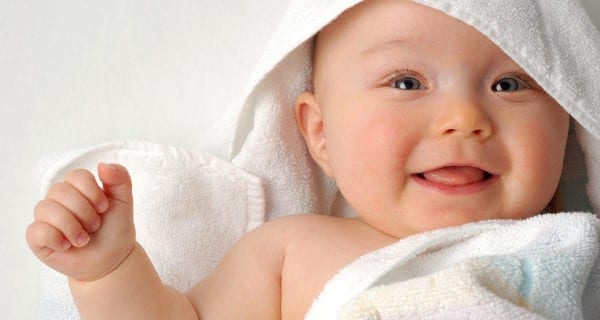 O sorriso do bebê: um sinal importante