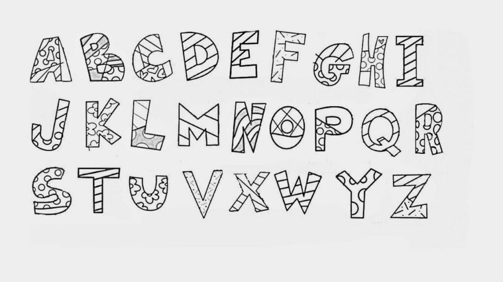 alfabeto romero britto 2