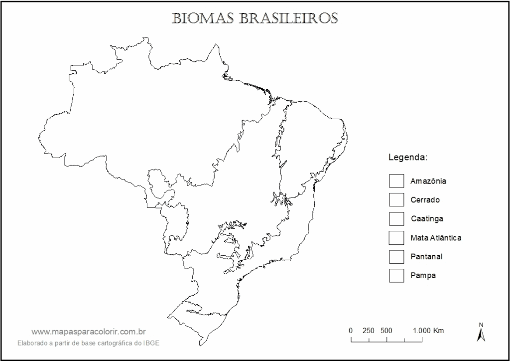 mapa do brasil biomas com legenda