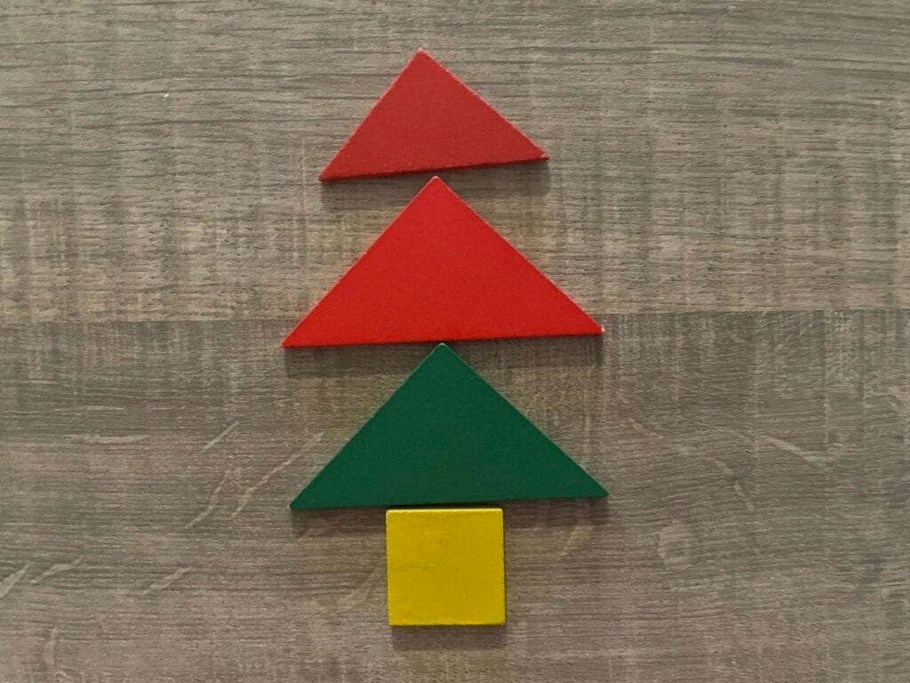 arvore de natal tangram