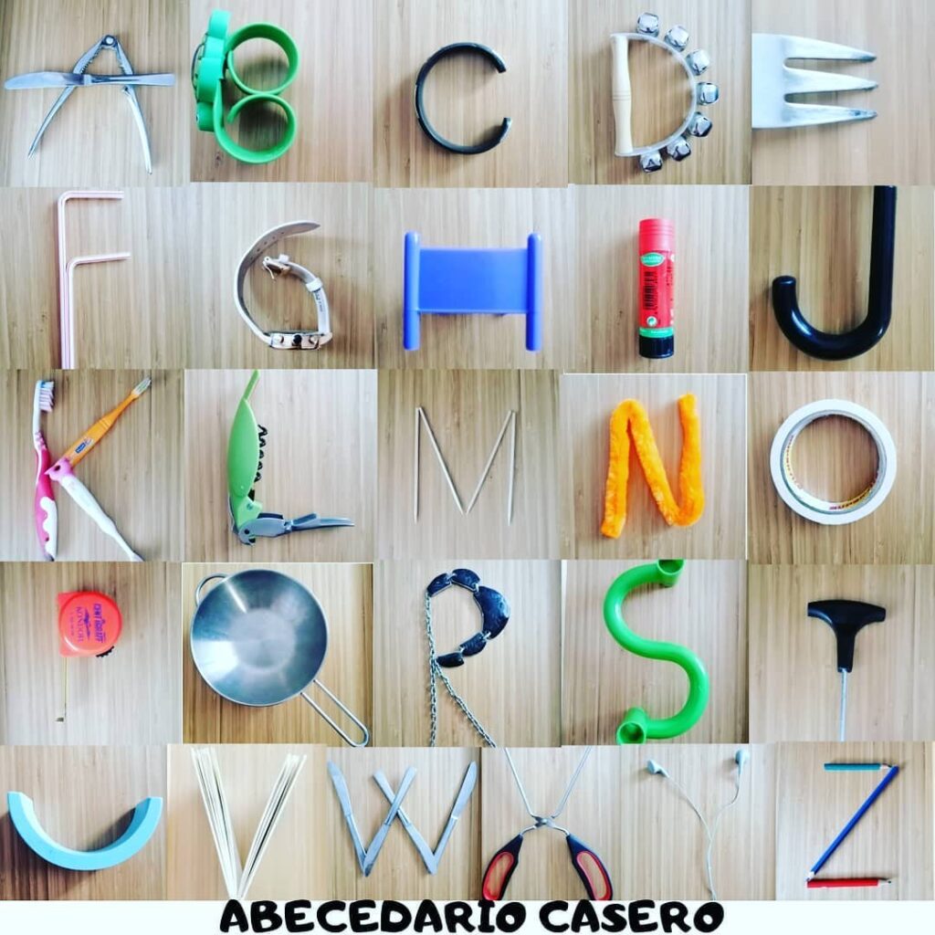 alfabeto caseiro para ensinar as criancas