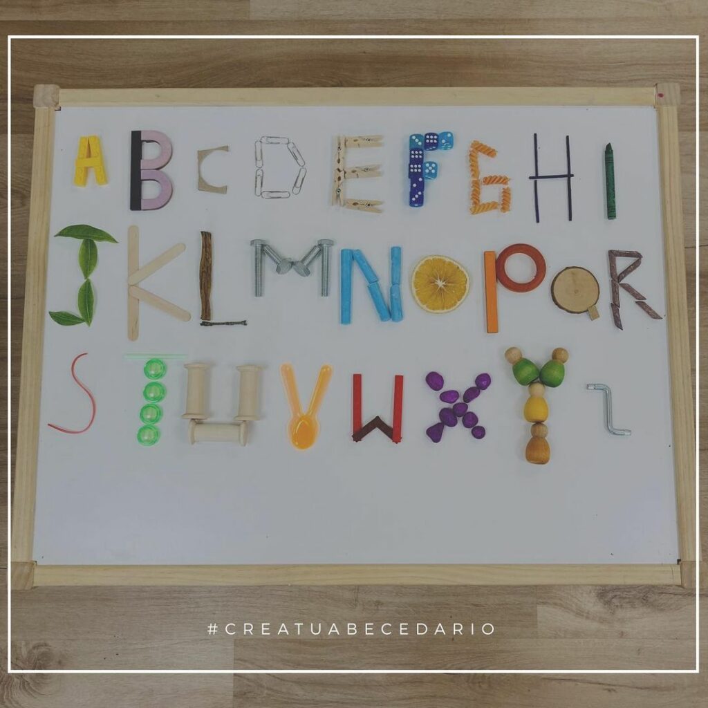 criar as letras do alfabeto
